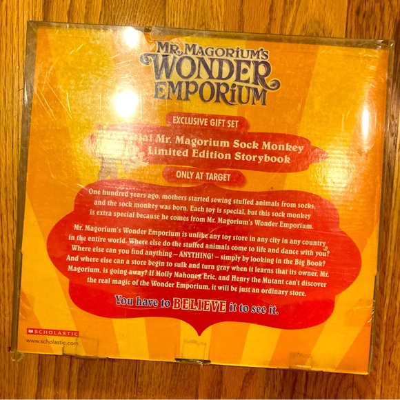 NEW Official Mr. Magorium Sock Monkey
Limited Edition Storybook - Picture 2 of 2